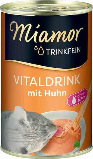 Miamor TrinkFine Wet Food for Adult Cats in Cans with Chicken 135gr