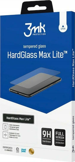 3MK Hard Glass Max Lite Закалено стъкло за цялото лице (Galaxy A7 2018)