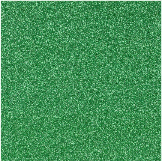 Colorfix Cardboard Glitter Groovy Green 250grm 50x70cm