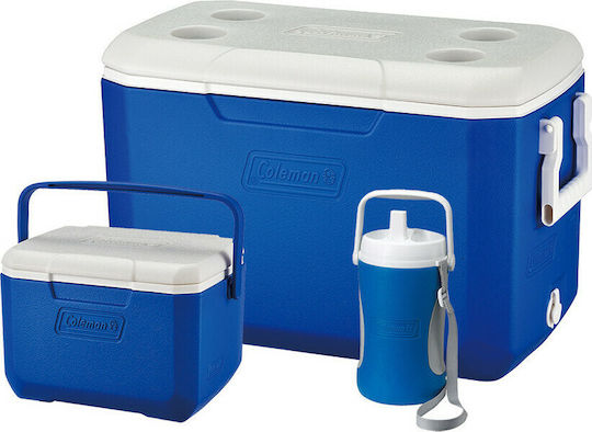 Coleman Set Combinat Frigider Portabil Albastru 3 Piese 48 Quart