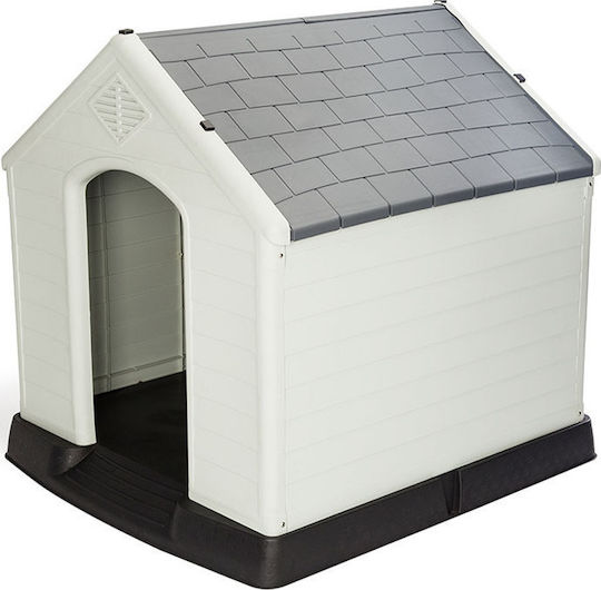 Vesta Dog House Dog House Plastic Outdoor Gray 66.5x73.6x69.5cm