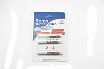 Romeo Maestri Liquid Glue Roma Super Glue 3τμχ 3pcs 1.5gr 1197003