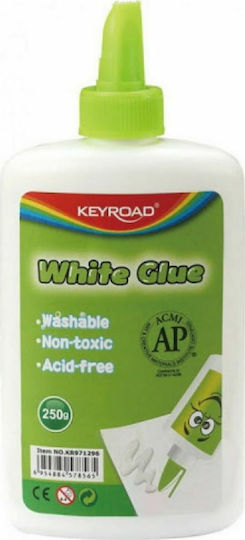 Keyroad Liquid Glue White Glue Washable Large Size for Crafts 250ml No Solvents