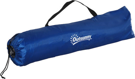 Outsunny Αυτόματη Καλοκαιρινή Σκηνή Camping Igloo Μπλε για 2 Άτομα 220x173x120εκ.