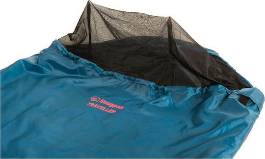 Snugpak Sleeping Bag Single 2 Seasons Travelpak Traveller Petrol