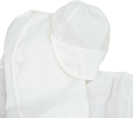 Makis Tselios Fashion Set Bătături De Botez 1013 Albe-Bleumarin Închis 3 Bucăți