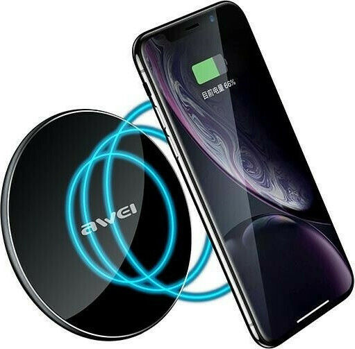 Awei Kabelloses Ladegerät (Qi Pad) 10W Schwarzs (W8)