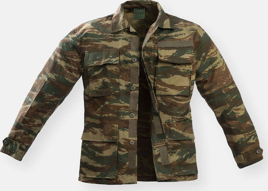 Army Race BDU 611 Jachetă Militară Camuflaj grecesc Jachetă militară grecească Kaki