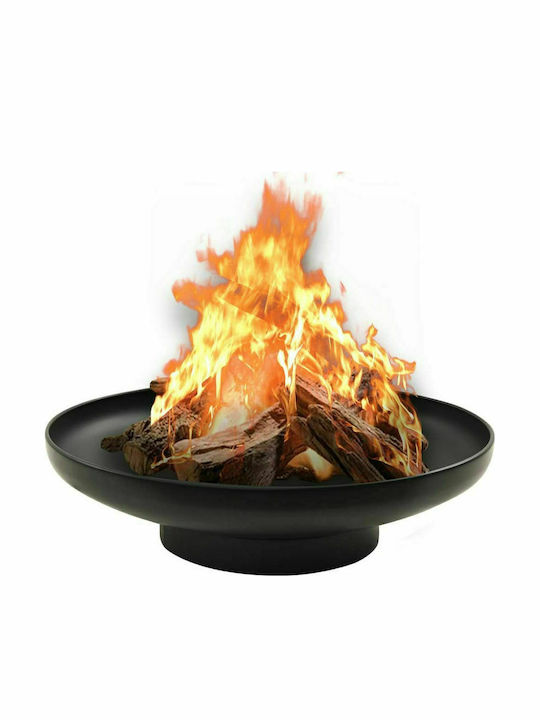 vidaXL Firepit Black 59x59x16cm