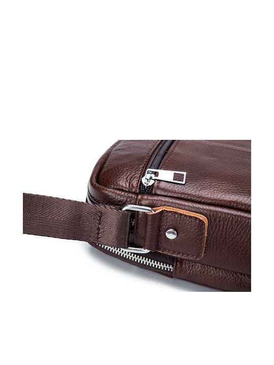 Leather Men's Bag Shoulder / Crossbody Brown