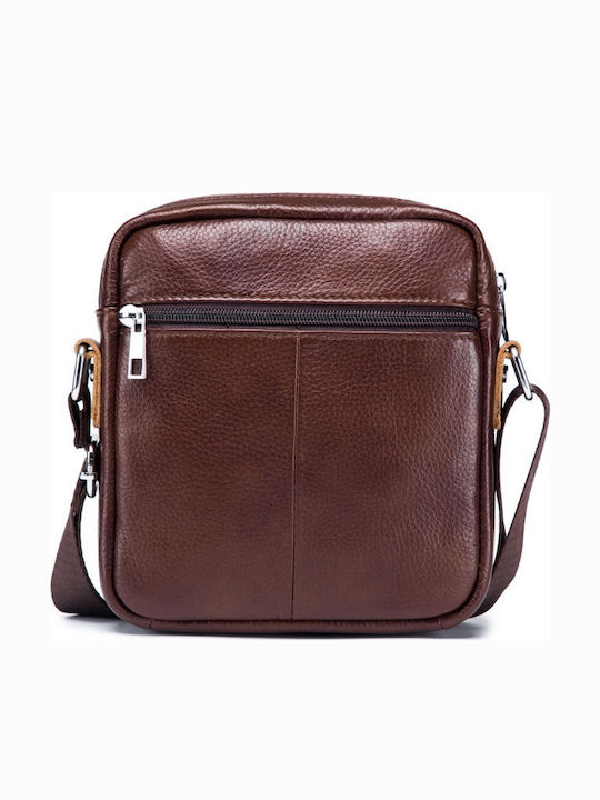 Leather Men's Bag Shoulder / Crossbody Brown