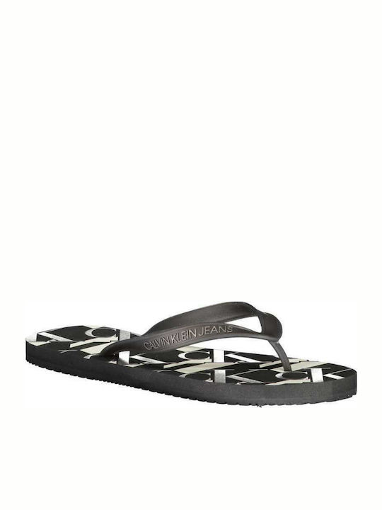 Calvin Klein Men's Flip Flops Black Regular Fit