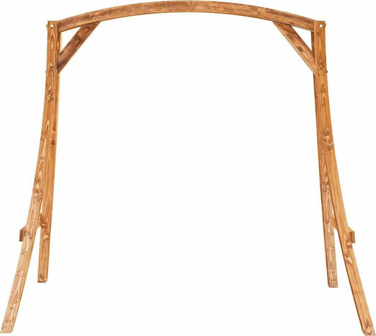 vidaXL Gartenwiegenbasis aus Holz Coffee 176.5x101x169.5cm