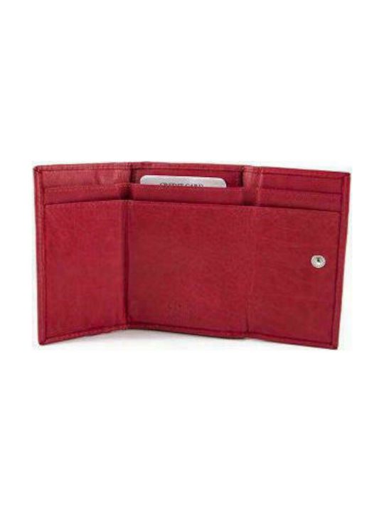 Fetiche Leather AN 1-644 Small Leather Women's Wallet Red AN 1-390