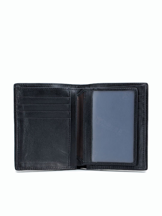 Leather Men's Wallet Classic with RFID Black
