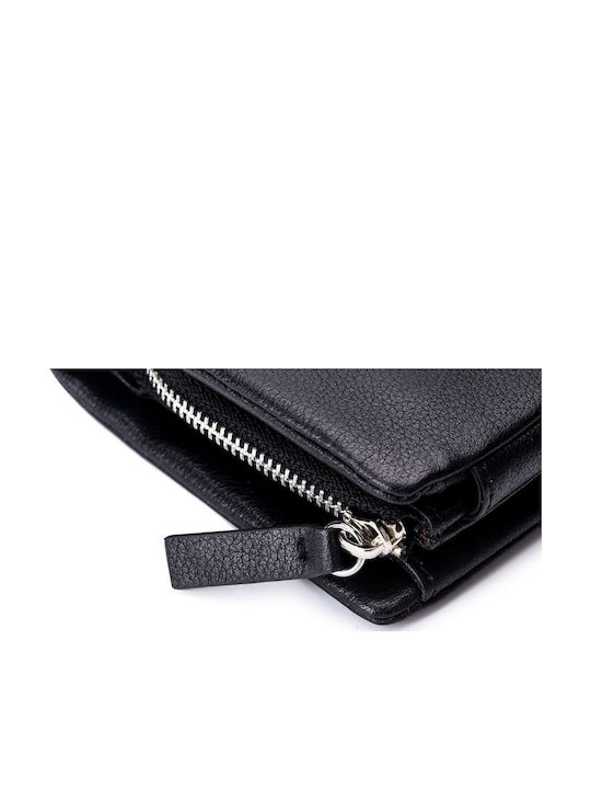 Leather Men's Wallet Classic with RFID Black