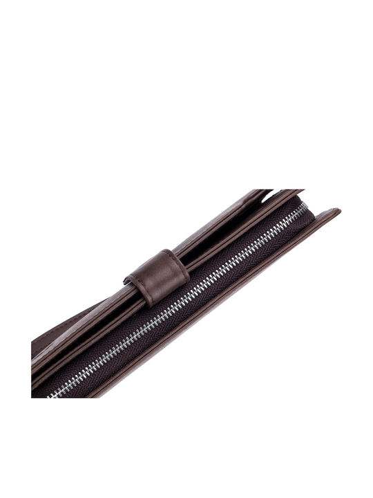 SNB-028 Leather Men's Wallet with RFID Brown