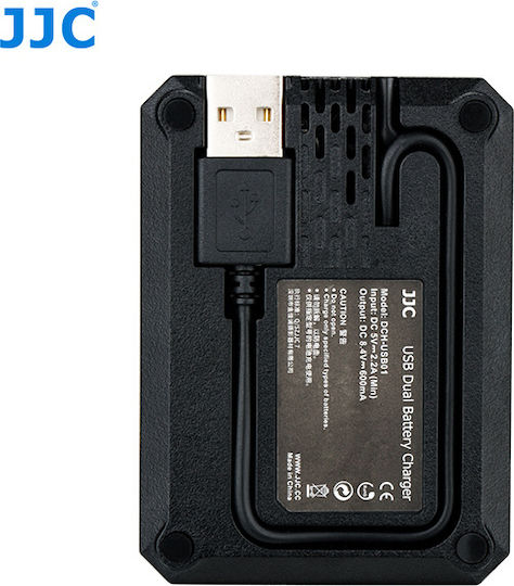JJC Double Battery Charger DCH-LPE6 Compatible with Canon