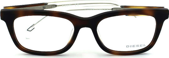 Diesel Rame Ochelari Pentru Bărbați Acetat Culoare Full Face Maro Tortoise DL5148-052