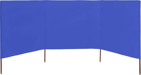 vidaXL Fabric Fence Panel in Blue Color 80cm x 4.0m