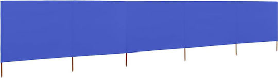 vidaXL vidaXL Stoff Panel Für Zäune In Blau Farbe 1.6x6m