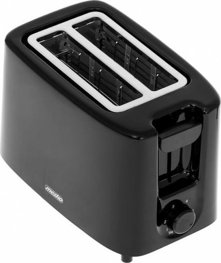 Mesko MS-3220 Φρυγανιέρα 2 Θέσεων 900W Μαύρη