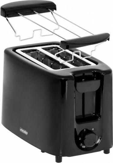 Mesko MS-3220 Φρυγανιέρα 2 Θέσεων 900W Μαύρη