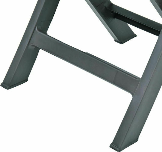 Outdoor Chair Plastic Green 2pcs 44x41x78cm