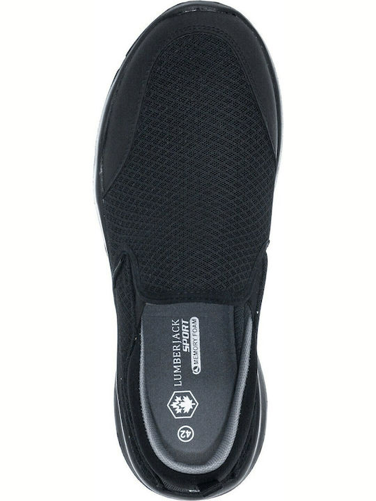 Agatha Men's Slip-Ons Black