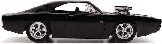 Jada Toys Fast & Furious RC Dodge Charger 1970 Τηλεκατευθυνόμενο Αυτοκίνητο Μαύρο