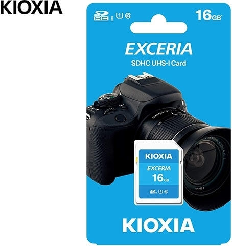 Kioxia Exceria SDHC 16GB Class 10 U1 UHS-I