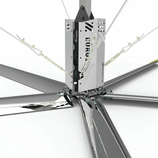 Primo HVLS-D6BAA61 Промишлен вентилатор Таван 1500W с диаметър 610см