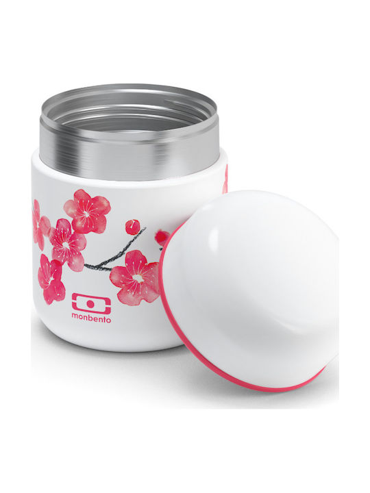 Monbento Graphic Δοχείο Φαγητού Inox Θερμός Ροζ 280ml
