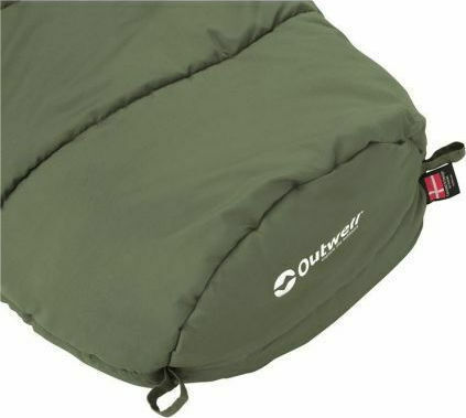 Outwell Sleeping Bag Μονό 2 Εποχών Pine Green