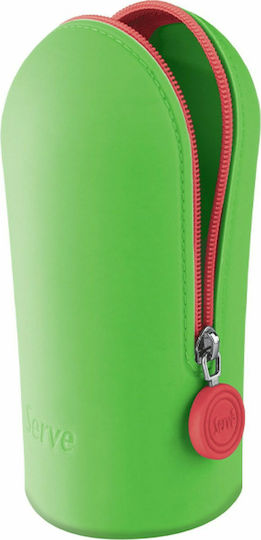 Serve Neon Pencil Case Barrel Green