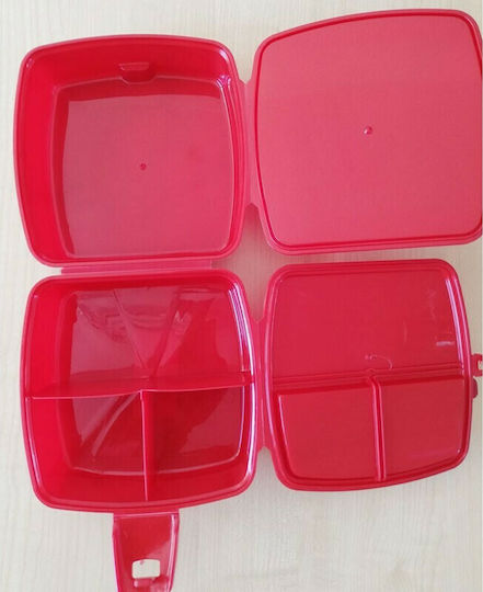 TnS Superman Plastik Kinder Lebensmittelbehälter Blue-Red 15 x 14 x 9.3cm