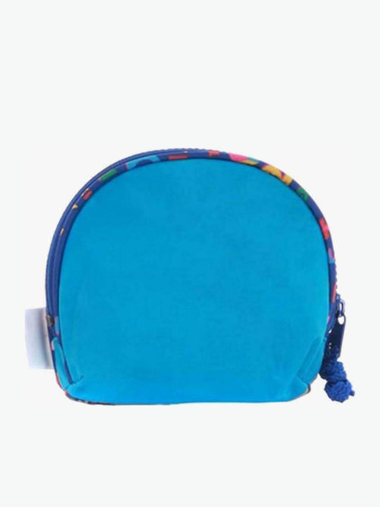 Benetton Portofel pentru copii cu buzunar pentru monede cu fermoar Albastru Benetton Portofel pentru copii cu buzunar pentru monede cu fermoar Albastru