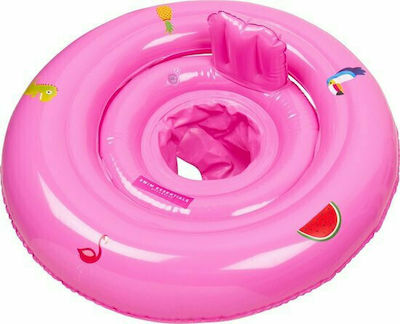 Swim Essentials Βρεφικό Σωσίβιο Swimtrainer με Διάμετρο 60εκ. για 6 έως 12 Μηνών Ροζ