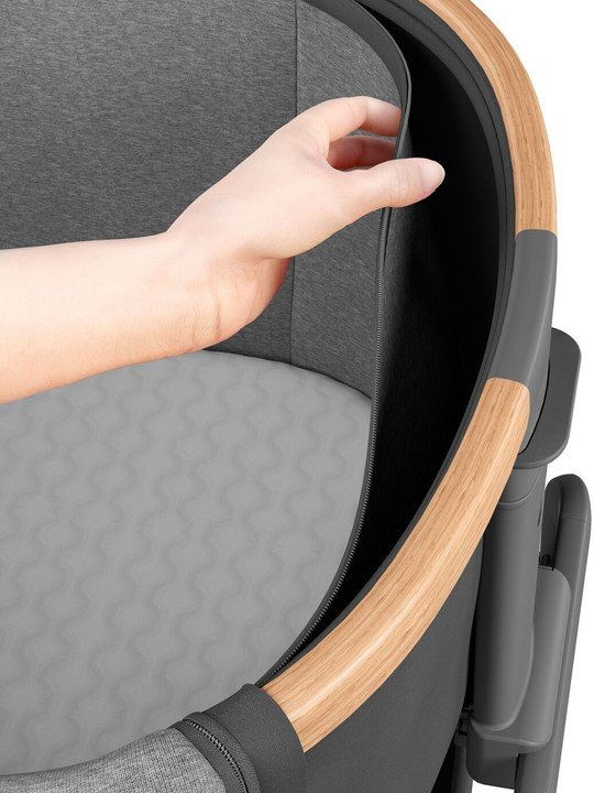 Maxi-Cosi Cradle Iora Essential with Mattress and Side Opening Gray