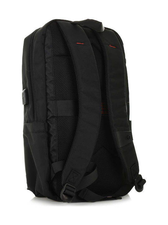 Beverly Hills Polo Club Rucsac Waterproof 22lt Negru