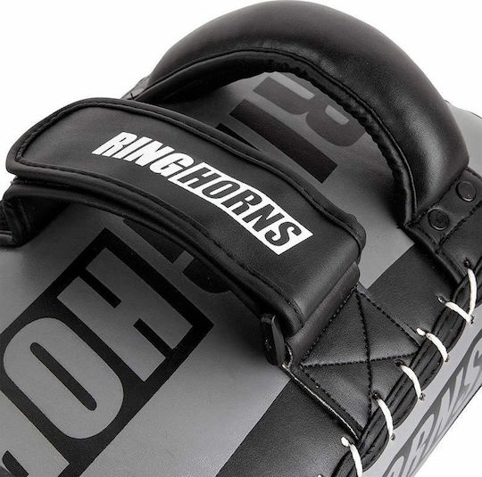 Ringhorns Charger Kick Pads PAO Pads Martial Arts 2 Pieces Black