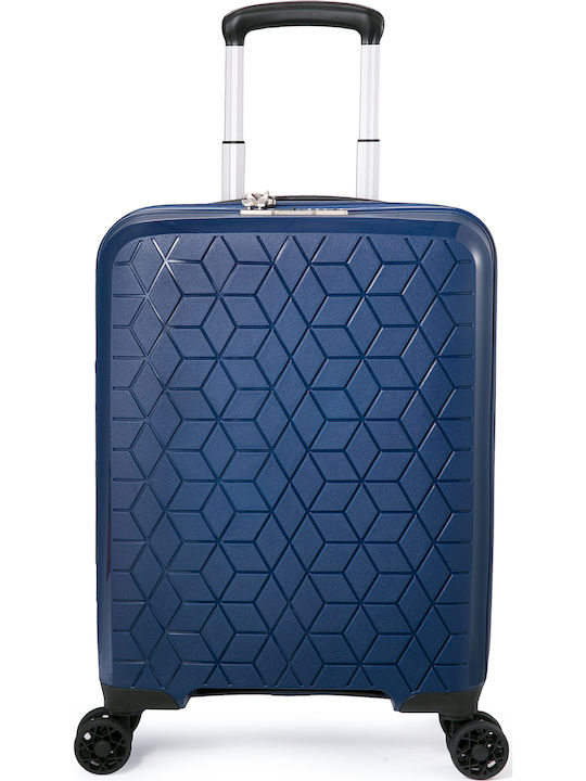 Verage GM18106W Cabin Hard Blue Travel Suitcase With 4 Wheels Height 53cm