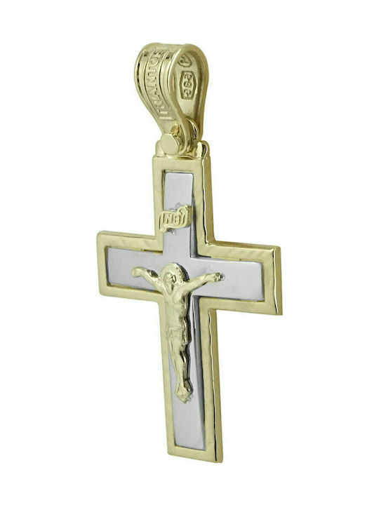 Triantos Men's Gold Cross 14K