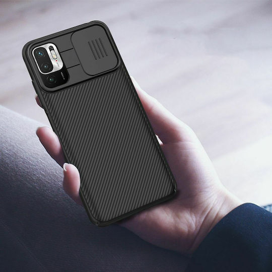 Nillkin CamShield Umschlag Rückseite Kunststoff 1.6mm Schwarz (Redmi Note 10 5G / Poco M3 Pro)
