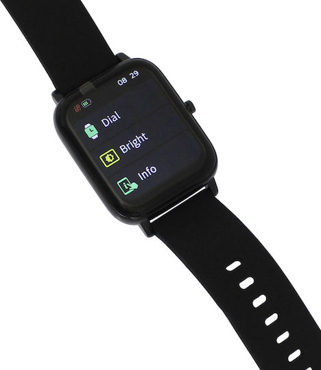 Awei H6 Smartwatch με Παλμογράφο (Μαύρο)