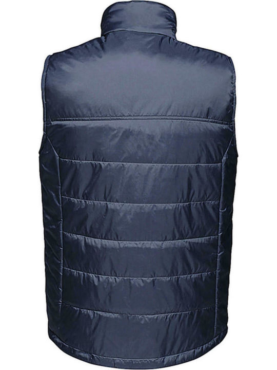 Regatta Stage II TRA831 Men's Sleeveless Puffer Jacket Navy Blue