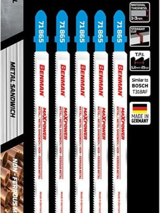 Benman Maxpower Lamele pentru metal 5buc