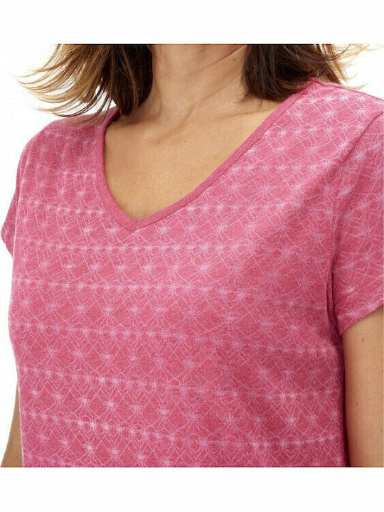 Kampass Women's Hiking T-shirt Fuchsia