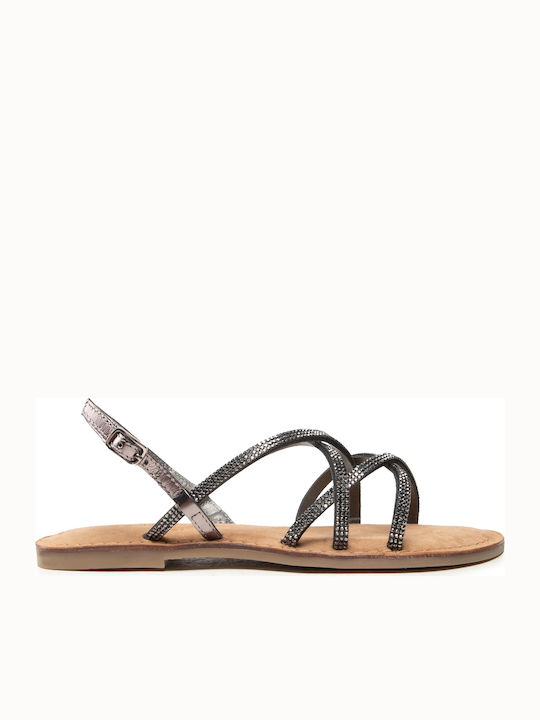 S.Oliver Damen Flache Sandalen in Gray Farbe