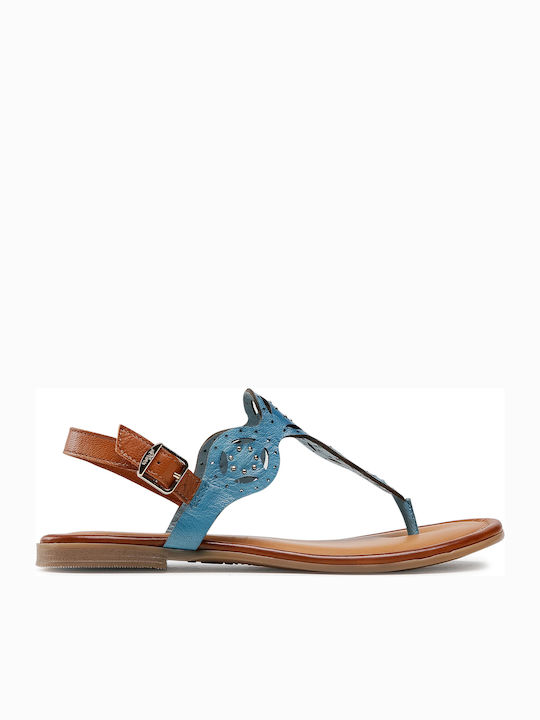 S.Oliver Leather Women's Sandals Blue